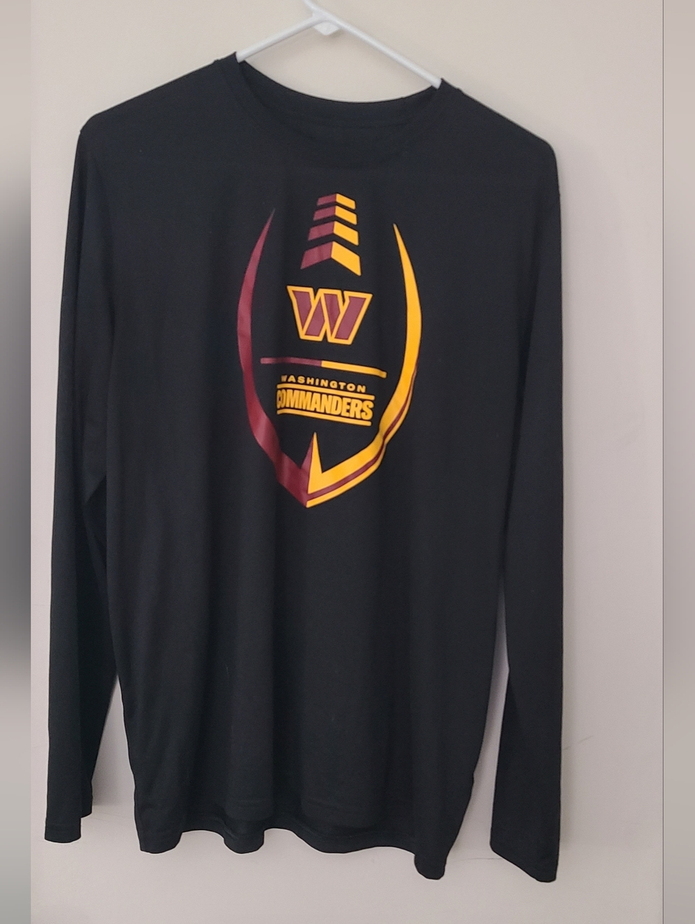 Nike Dri-FIT Washington Commanders NFL Long Sleeve Training T-Shirt Men’s Large